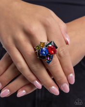 Load image into Gallery viewer, Open Door Jewelry - Capricious Cluster - Red Ring - Paparazzi Accessories
