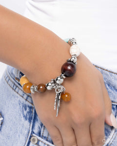 Open Door Jewelry - Earthy Eclecticism - Multi Bracelet - Paparazzi Accessories