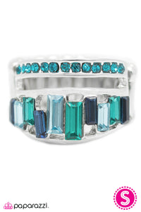 Open Door Jewelry - The Treasure Trove - Blue Ring - Paparazzi Accessories