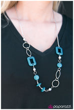 Load image into Gallery viewer, five-dollar-jewelry-just-around-the-corner-blue-necklace-paparazzi-accessories
