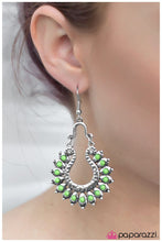 Load image into Gallery viewer, five-dollar-jewelry-the-old-west-green-earrings-paparazzi-accessories
