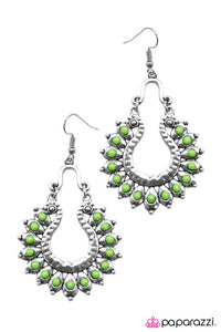 Open Door Jewelry - The Old West - Green Earrings - Paparazzi Accessories