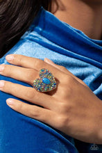 Load image into Gallery viewer, Open Door Jewelry - Bejeweled Beau - Blue Ring - Paparazzi Accessories
