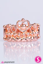 Load image into Gallery viewer, Open Door Jewelry - Crown of Hearts - Copper Ring - Paparazzi Accessories
