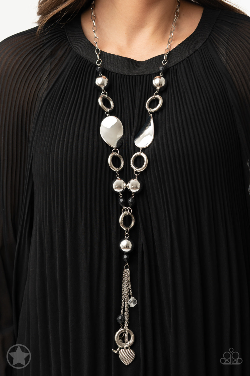 Open Door Jewelry - Total Eclipse Of the Heart Necklace - Paparazzi Accessories