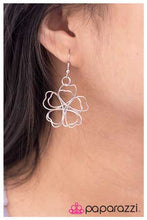 Load image into Gallery viewer, five-dollar-jewelry-silver-wire-daisy-small-blockbuster-earring-paparazzi-accessories
