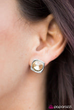 Load image into Gallery viewer, five-dollar-jewelry-keep-on-sparkling-brown-post-post earrings-paparazzi-accessories
