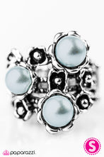 Load image into Gallery viewer, Open Door Jewelry - Bouquet Botanical - Blue Ring - Paparazzi Accessories
