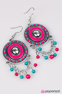 Open Door Jewelry - Wildly Wanderlust - Multi Earrings - Paparazzi Accessories