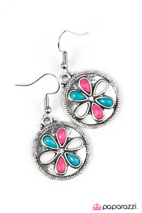 Open Door Jewelry - Bet Your Bottom SAND-Dollar - Multi Earrings - Paparazzi Accessories