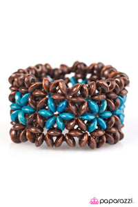 Open Door Jewelry - Maui Melody - Blue Bracelet - Paparazzi Accessories