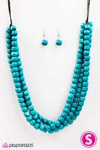 Load image into Gallery viewer, Open Door Jewelry - Summer Mai Tai - Blue Necklace - Paparazzi Accessories
