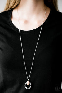 Open Door Jewelry - Contemporary ARTISAN - Brown Necklace - Paparazzi Accessories