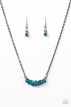 Load image into Gallery viewer, five-dollar-jewelry-speaking-of-sparkle-blue-necklace-paparazzi-accessories
