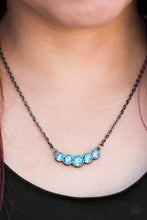 Load image into Gallery viewer, Open Door Jewelry - Speaking Of Sparkle - Blue Necklace - Paparazzi Accessories
