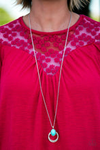 Load image into Gallery viewer, Open Door Jewelry - Contemporary ARTISAN - Blue Necklace - Paparazzi Accessories
