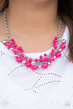 Load image into Gallery viewer, Open Door Jewelry - For The Love Of Fashion - Pink Necklace - Paparazzi Accessories
