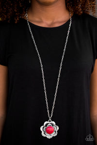 Open Door Jewelry - Country Retro - Red Necklace - Paparazzi Accessories