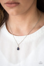 Load image into Gallery viewer, Open Door Jewelry - A Drop In The Ocean - Blue Necklace - Paparazzi Accessories
