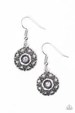 Load image into Gallery viewer, five-dollar-jewelry-perennial-party-purple-earrings-paparazzi-accessories
