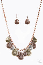 Load image into Gallery viewer, five-dollar-jewelry-storm-goddess-copper-necklace-paparazzi-accessories
