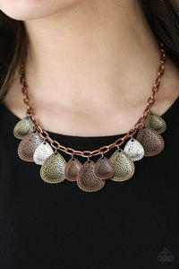 Open Door Jewelry - Storm Goddess - Copper Necklace - Paparazzi Accessories