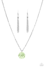 Load image into Gallery viewer, five-dollar-jewelry-blossom-bliss-green-necklace-paparazzi-accessories

