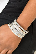 Load image into Gallery viewer, Open Door Jewelry - Fight Fire With Fire - Silver Bracelet - Paparazzi Accessories
