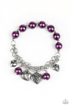 Load image into Gallery viewer, five-dollar-jewelry-more-amour-purple-bracelet-paparazzi-accessories
