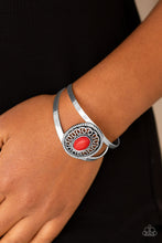 Load image into Gallery viewer, Open Door Jewelry - Deep In The TUMBLEWEEDS - Red Bracelet - Paparazzi Accessories
