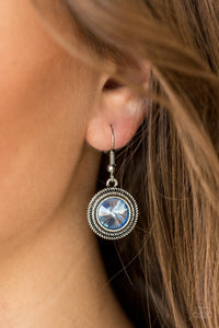 Open Door Jewelry - Beginners LUXE - Blue Earrings - Paparazzi Accessories