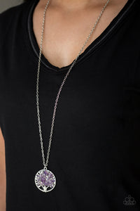 Open Door Jewelry - Naturally Nirvana - Purple Necklace - Paparazzi Accessories