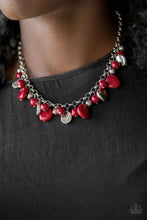 Load image into Gallery viewer, Open Door Jewelry - Flirtatiously Florida - Red Necklace - Paparazzi Accessories
