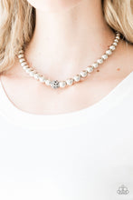 Load image into Gallery viewer, Open Door Jewelry - High-Stakes FAME - Silver Necklace - Paparazzi Accessories
