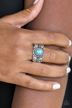 Load image into Gallery viewer, Open Door Jewelry - Butterfly Belle - Blue Ring - Paparazzi Accessories
