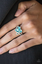 Load image into Gallery viewer, Open Door Jewelry - Friends In High-End Places - Blue Ring - Paparazzi Accessories
