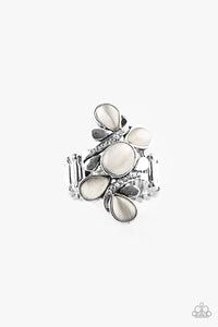 five-dollar-jewelry-bliss-out-white-ring-paparazzi-accessories