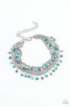 Load image into Gallery viewer, five-dollar-jewelry-cash-confidence-blue-bracelet-paparazzi-accessories
