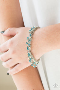 Open Door Jewelry - Cash Confidence - Blue Bracelet - Paparazzi Accessories