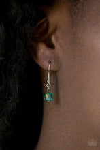 Load image into Gallery viewer, Open Door Jewelry - Block Party Princess - Green Necklace - Paparazzi Accessories
