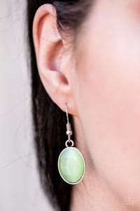 Open Door Jewelry - Pool Hoppin - Green Earrings - Paparazzi Accessories