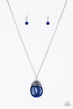 Load image into Gallery viewer, five-dollar-jewelry-nightcap-and-gown-blue-necklace-paparazzi-accessories
