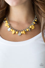 Load image into Gallery viewer, Open Door Jewelry - Flirtatiously Florida - Yellow Necklace - Paparazzi Accessories

