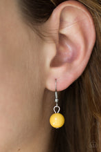 Load image into Gallery viewer, Open Door Jewelry - Flirtatiously Florida - Yellow Necklace - Paparazzi Accessories
