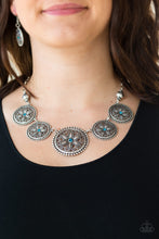 Load image into Gallery viewer, Open Door Jewelry - Written In The STAR LILIES - Blue Necklace - Paparazzi Accessories
