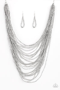 five-dollar-jewelry-dauntless-dazzle-silver-necklace-paparazzi-accessories