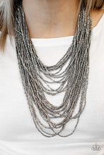 Load image into Gallery viewer, Open Door Jewelry - Dauntless Dazzle - Black Necklace - Paparazzi Accessories
