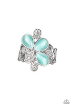 Load image into Gallery viewer, five-dollar-jewelry-diamond-daises-blue-ring-paparazzi-accessories
