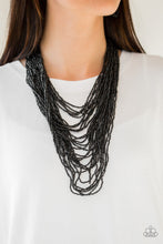 Load image into Gallery viewer, Open Door Jewelry - Dauntless Dazzle - Black Necklace - Paparazzi Accessories
