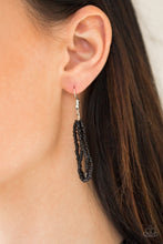Load image into Gallery viewer, Open Door Jewelry - Dauntless Dazzle - Black Necklace - Paparazzi Accessories
